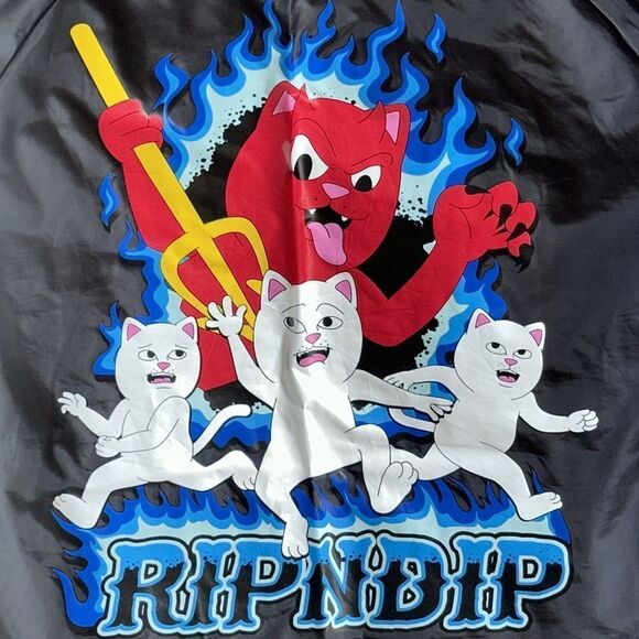 🔥Ripndip Hades Black Coaches Windbreaker Jacket! - Picture 7 of 16